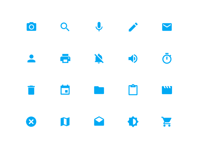 Material design app icons